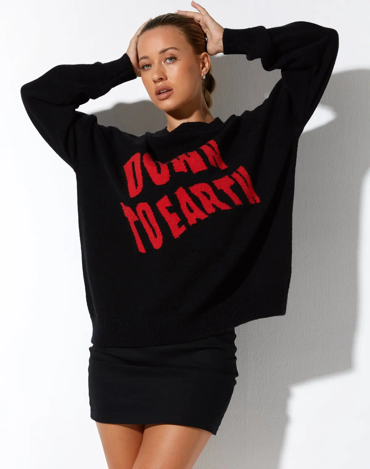 Jamin Jumper In Black Down To Earth 4