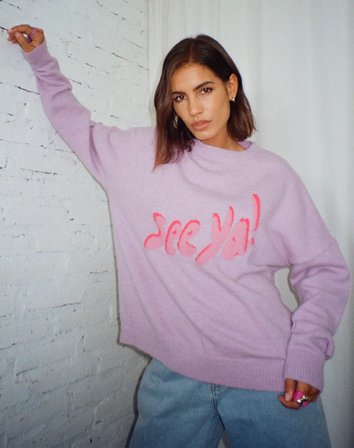 Jamin Jumper In Knit Lilac See Ya 1