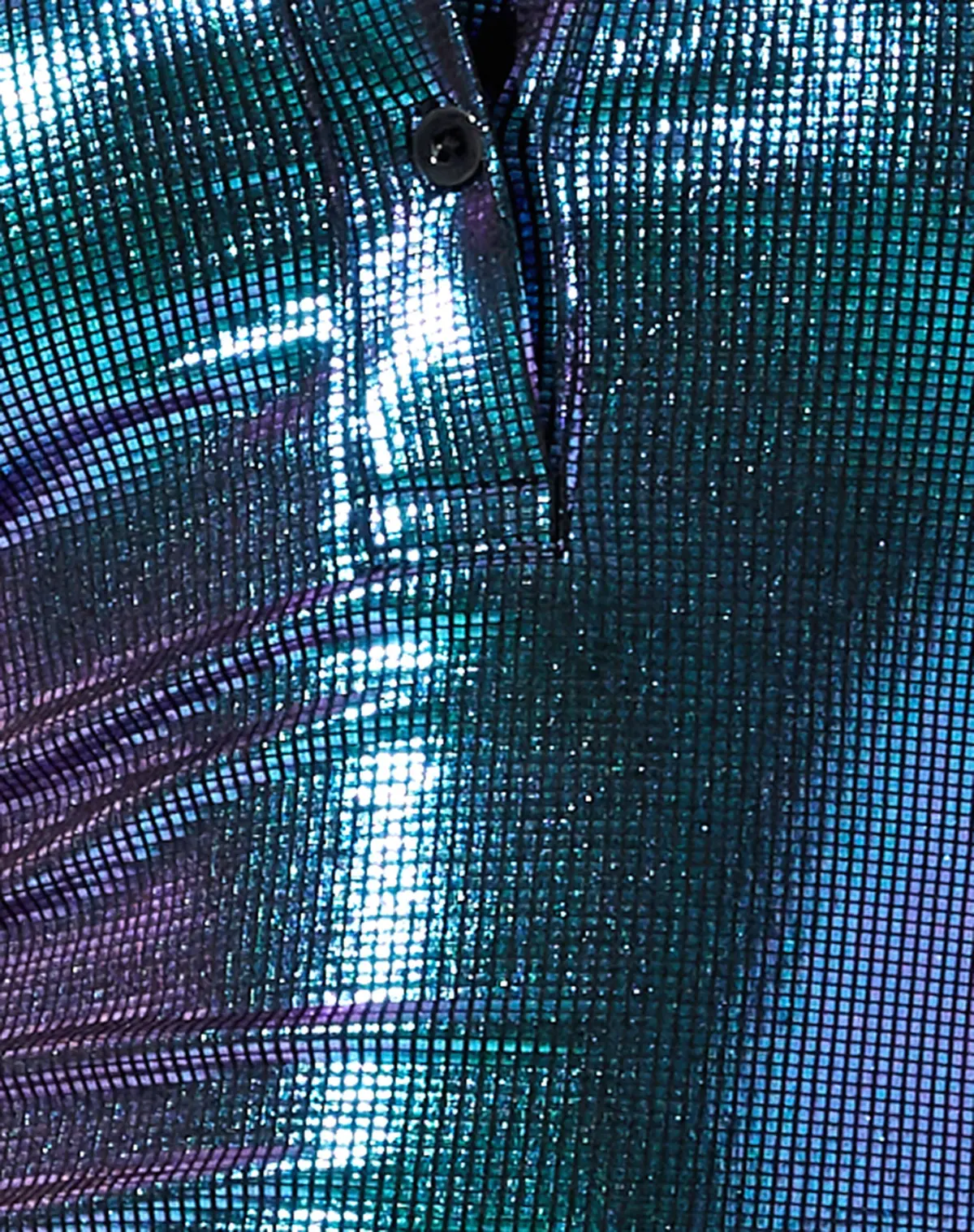 Jevi Mini Dress In Holographic Purple 5