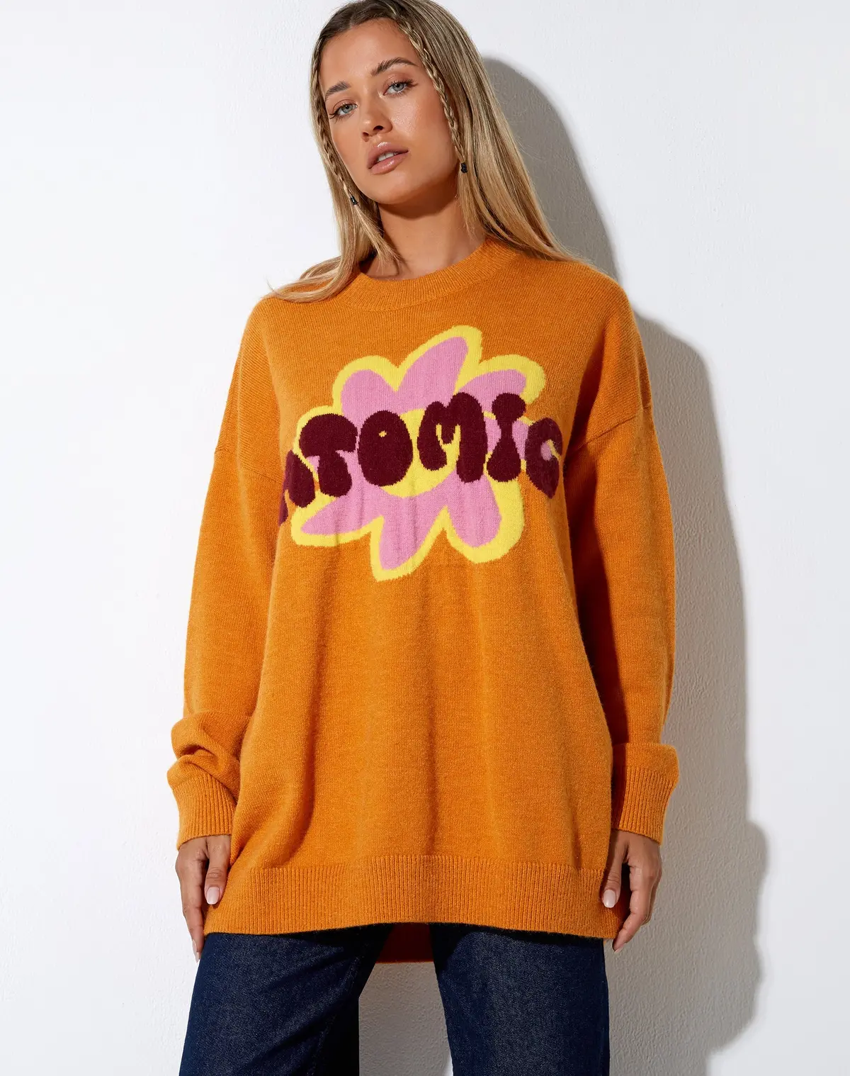 Lulees Jumper In Orange Atomic 3