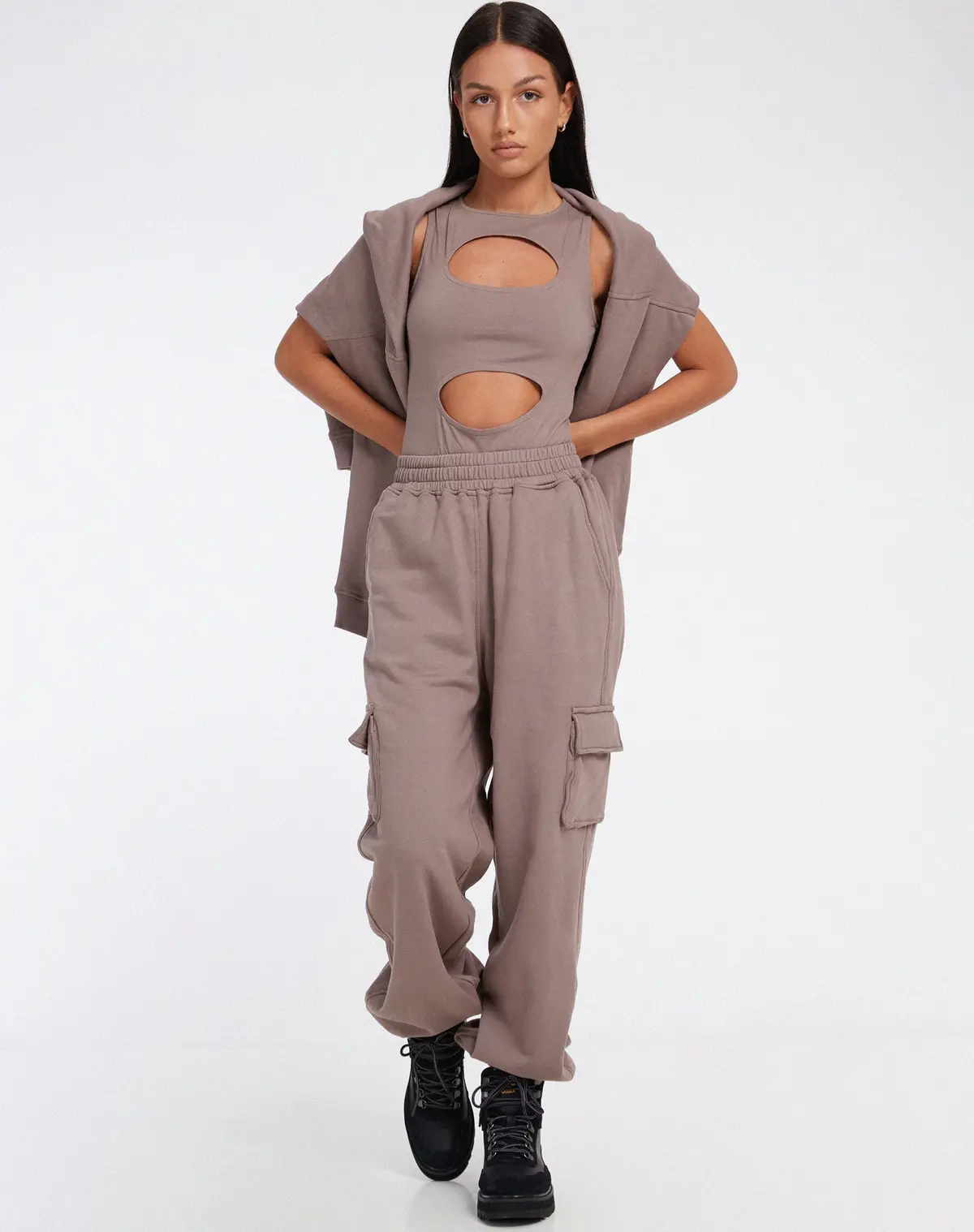 Pelita Jogger In Fleece Antler 2
