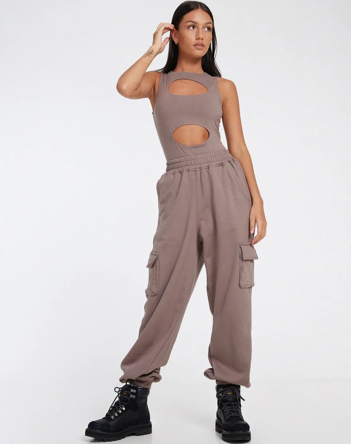 Pelita Jogger In Fleece Antler 4