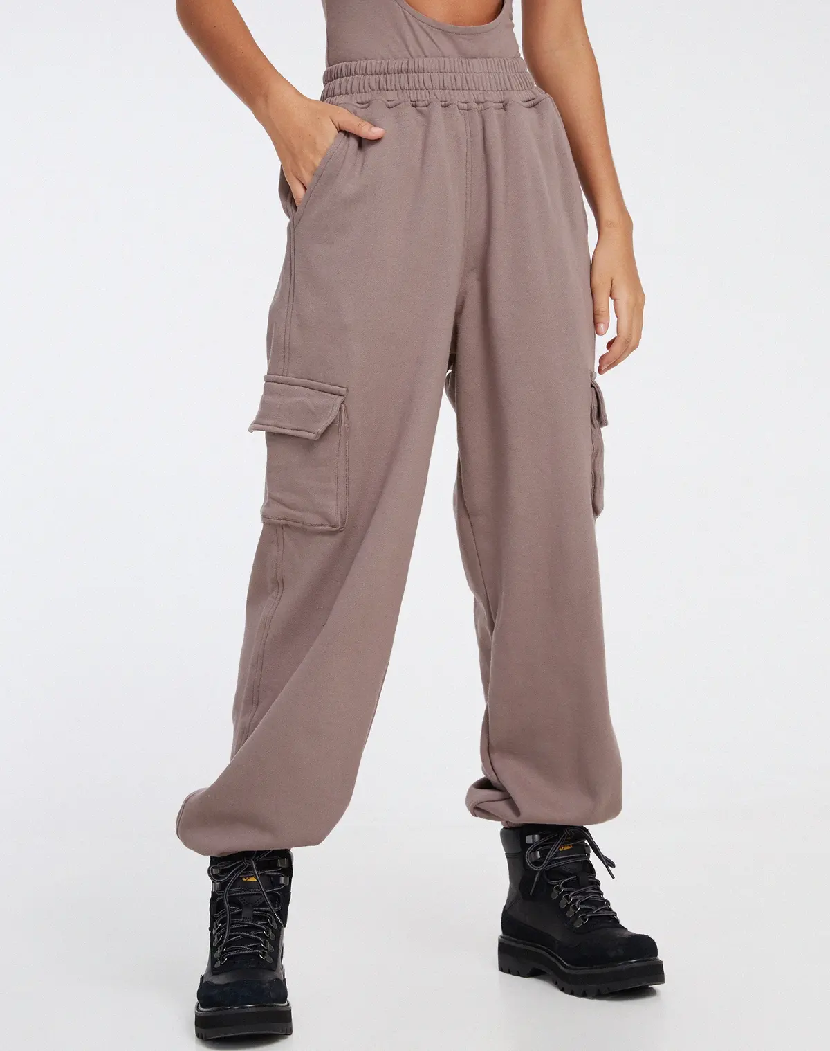 Pelita Jogger In Fleece Antler 1