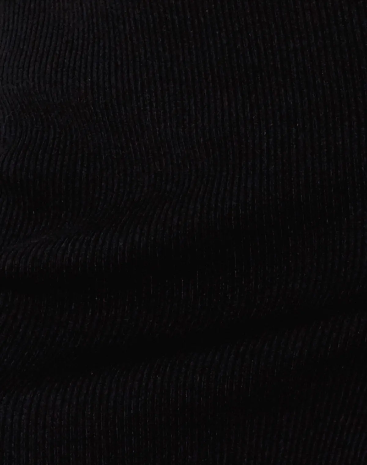Piri Mini Skirt In Rib Knit Black 6