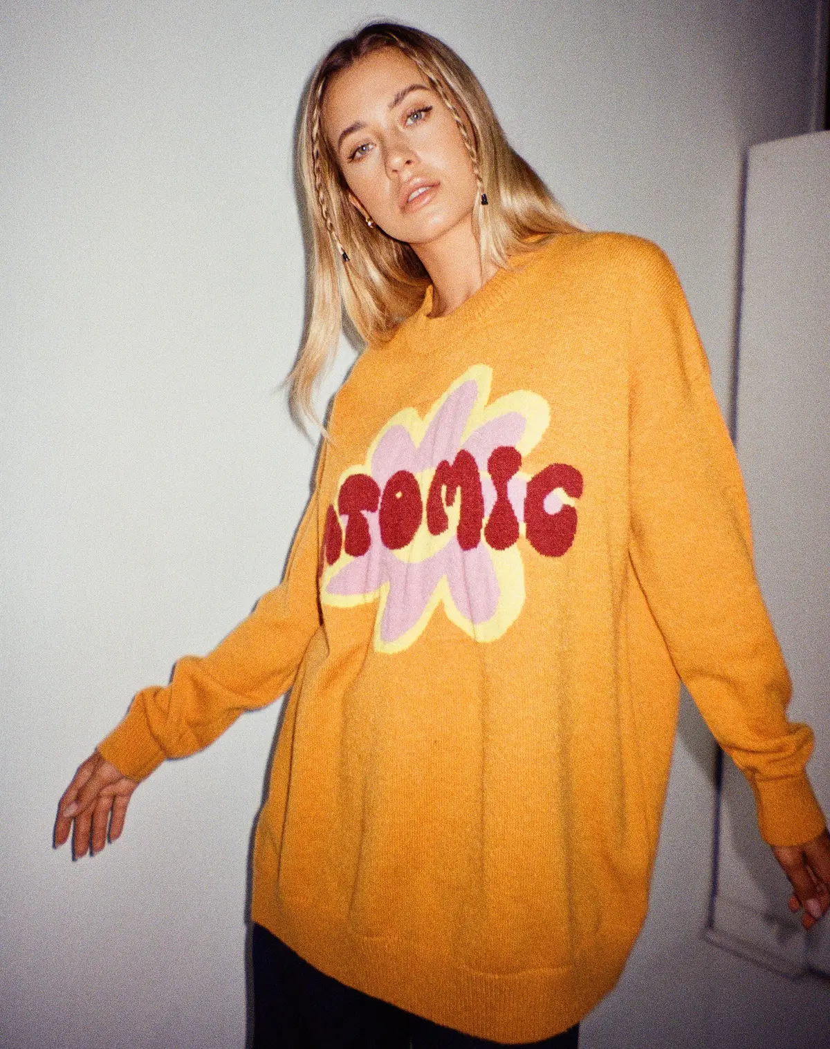 Lulees Jumper In Orange Atomic 1