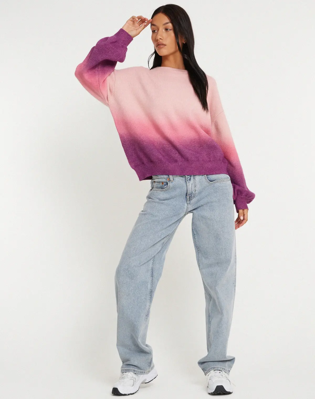 Akari Jumper In Gradient Pink 3