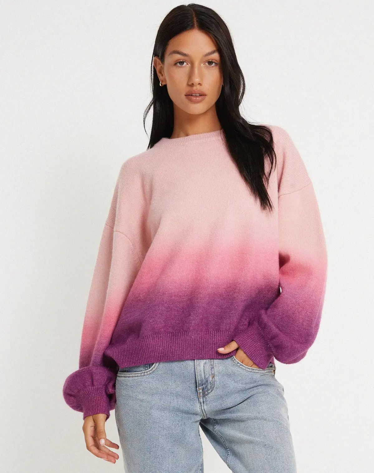 Akari Jumper In Gradient Pink 1