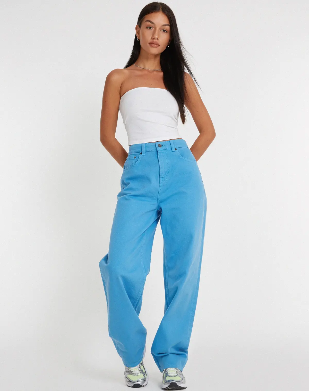 Parallel Jeans In Azure Blue 1