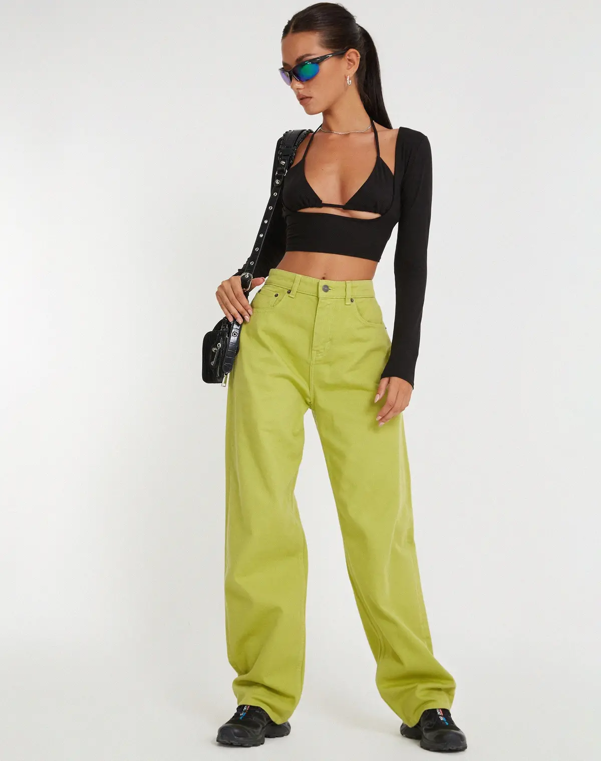 Parallel Jeans In Green Oasis 3