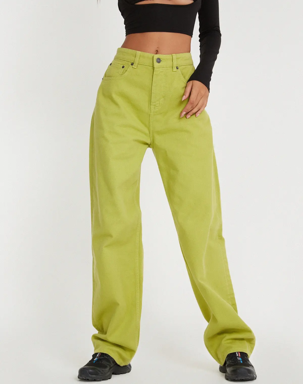 Parallel Jeans In Green Oasis 2