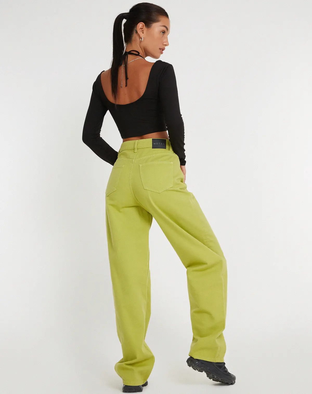 Parallel Jeans In Green Oasis 4