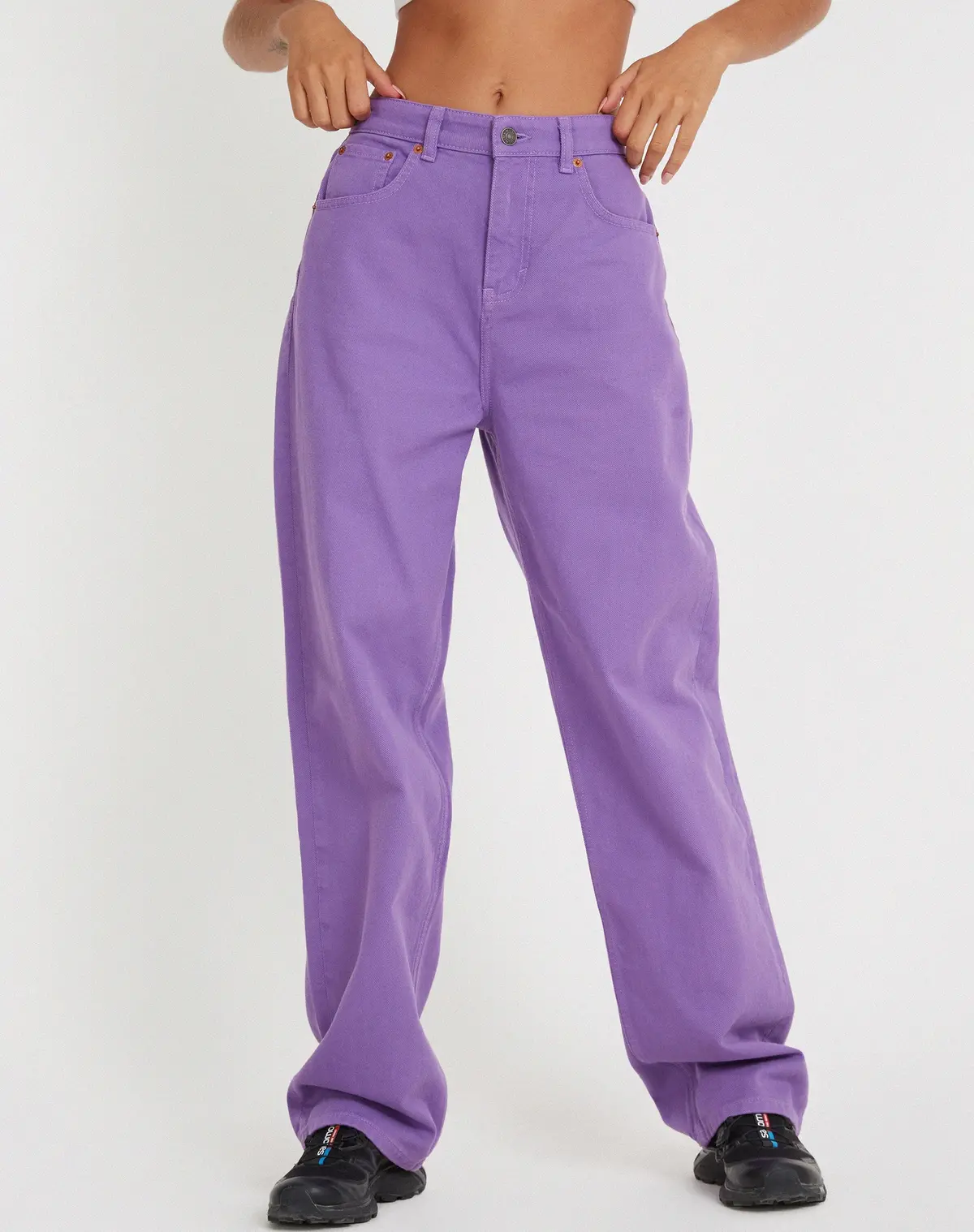 Parallel Jeans In Purple 2