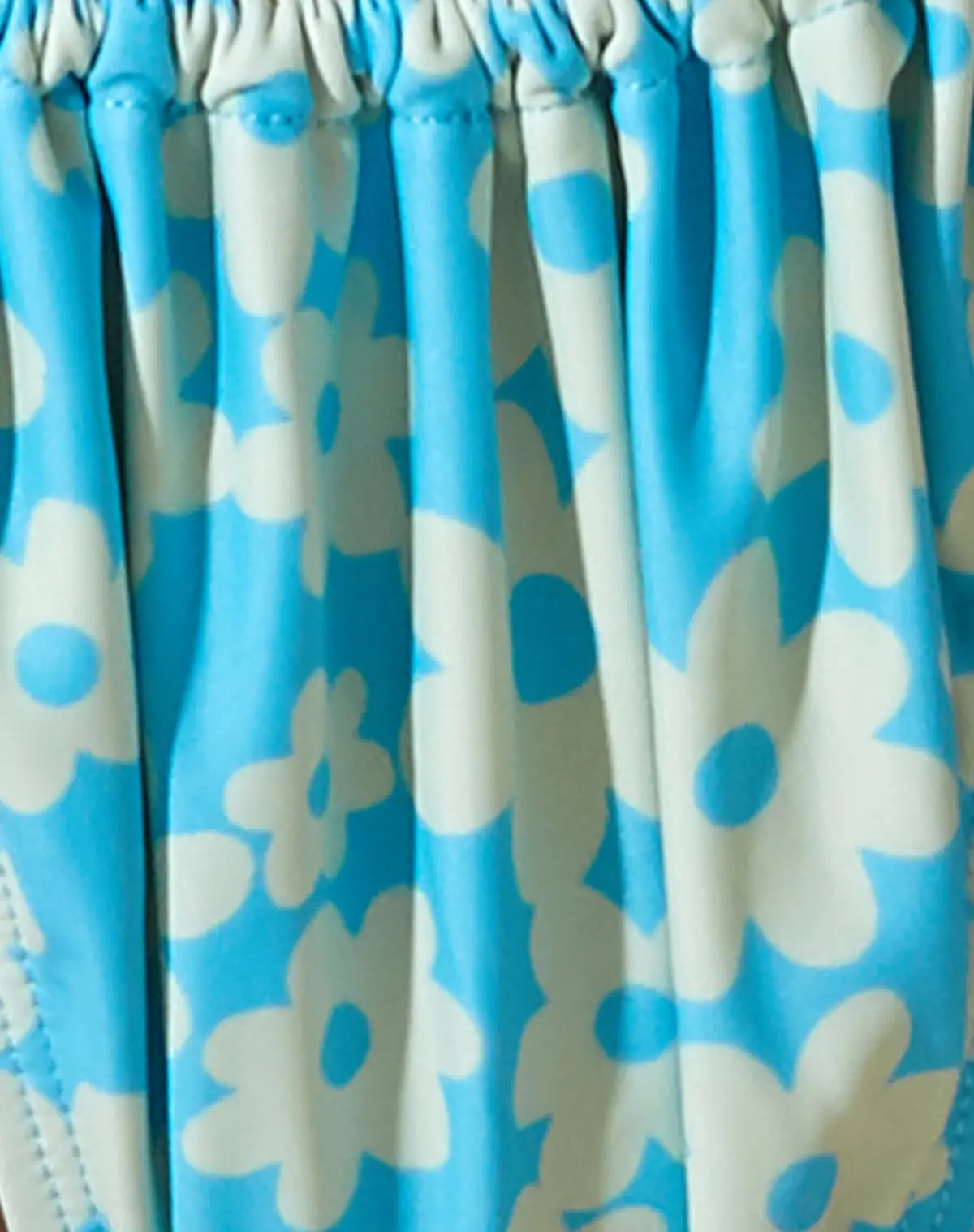 Leyna Bikini Bottom In Retro Daisy Blue 6