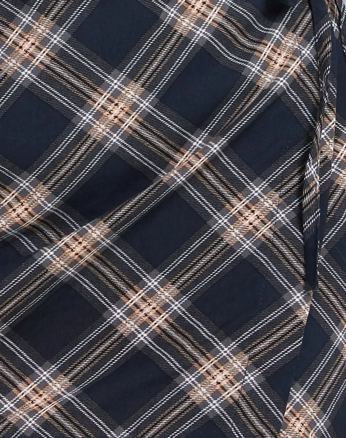 Volta Mini Skirt In 20'S Check Black And Grey 7