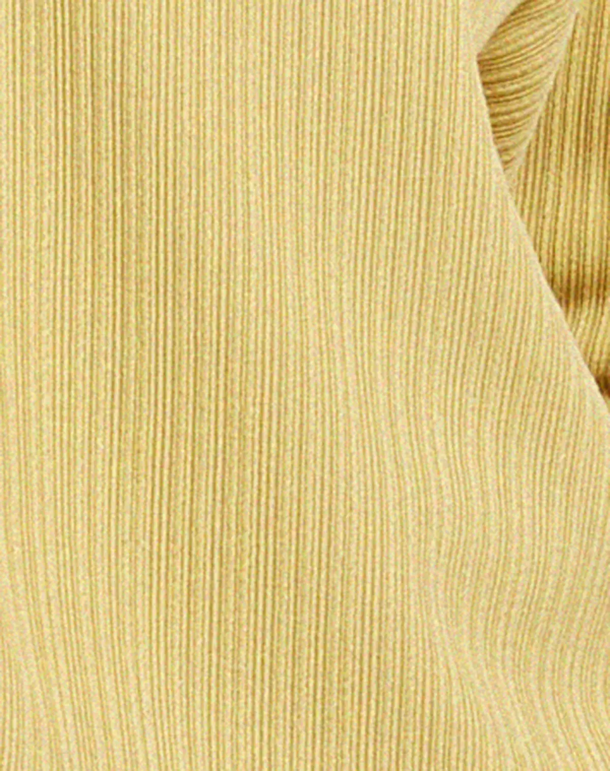 Ruix Long Sleeve Top In Jersey Plise Mustard 5
