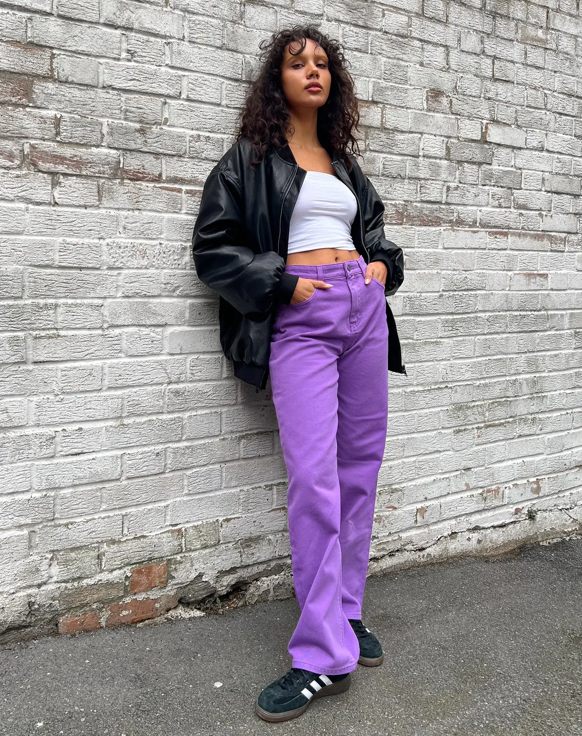 Parallel Jeans In Purple 5