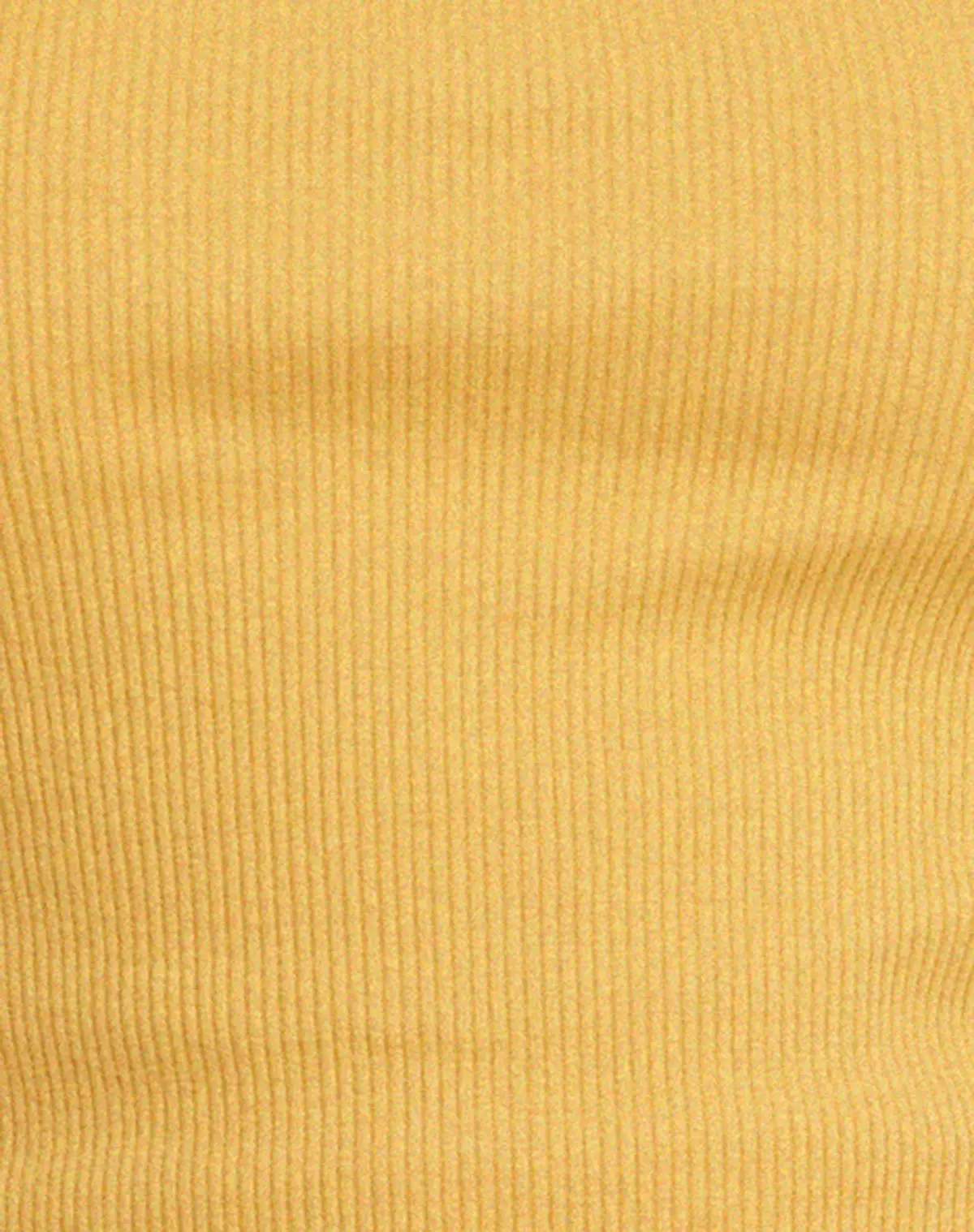 Zehra Long Sleeve Top In Rib Yolk Yellow 5